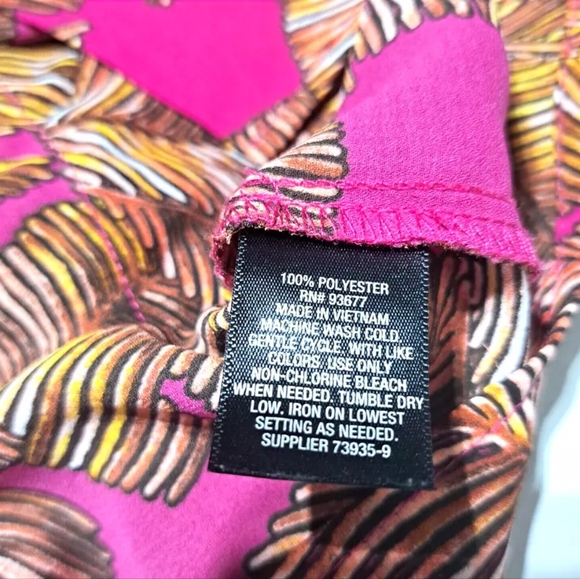 worthington tops large crossover art pattern collared neck formal top - Picture 8 of 13